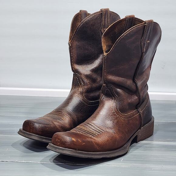 Ariat Rambler Western Performance Boots Square Toe 10015307 Size 9 D Wicker - Picture 1 of 13